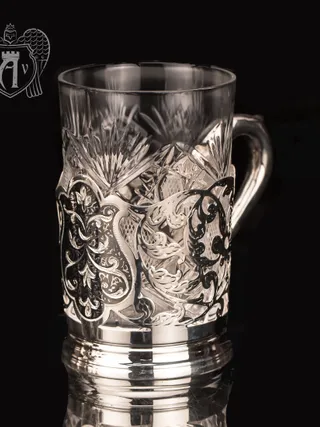 Подстаканник из серебра «Граф»