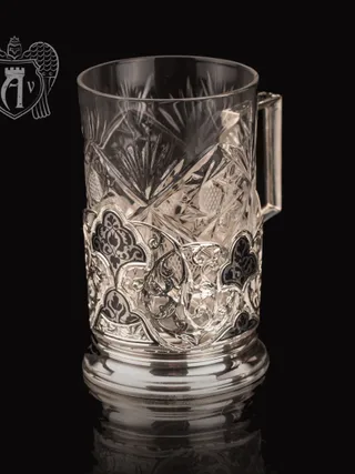 Подстаканник из серебра «Мираж»