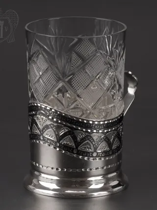 Подстаканник серебряный «Купеческий»