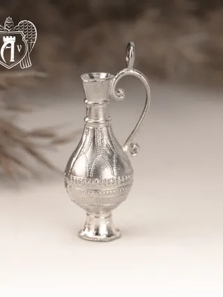 Подвеска  из серебра «Кувшин»