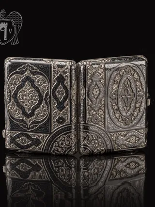 Портсигар из серебра «Арден»