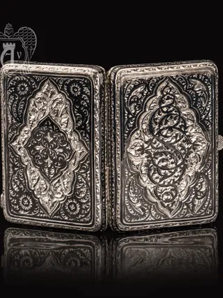 Портсигар из серебра «Корд»