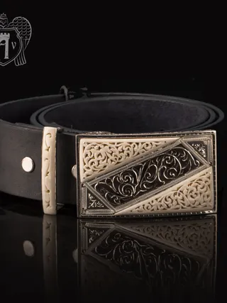 Ремень из серебра  «Амбассадор»