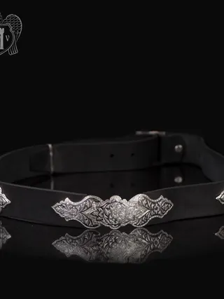 Ремень из серебра  «Этно»