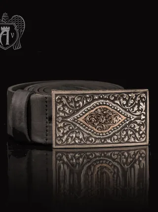 Ремень из серебра  «Тор»