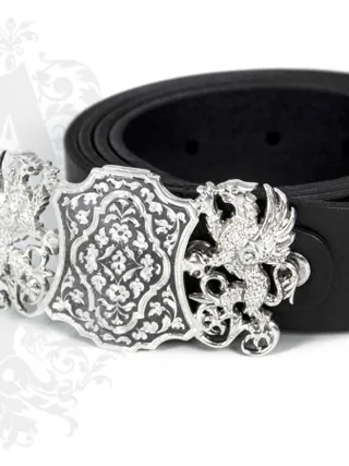 Ремень с серебряной пряжкой «Единство»