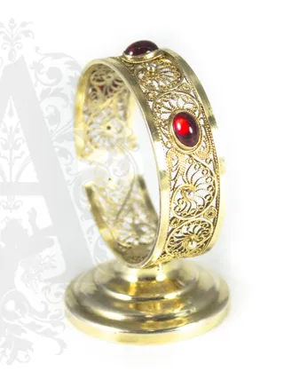 Салфетница серебряная «Апанде» филигрань