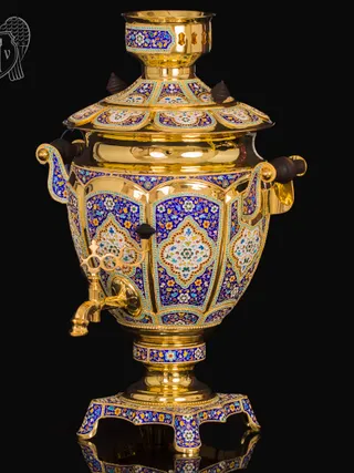 Самовар из серебра  электрический «Барин»