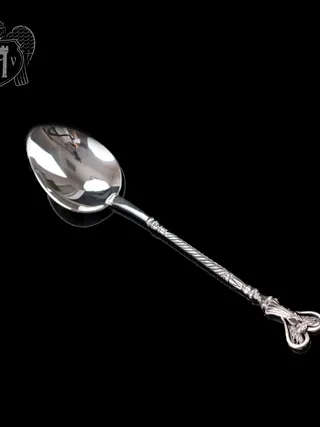 Серебряная чайная ложка  «Ангел Хранитель»