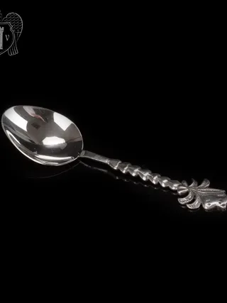Серебряная чайная ложка  «Бегемот»