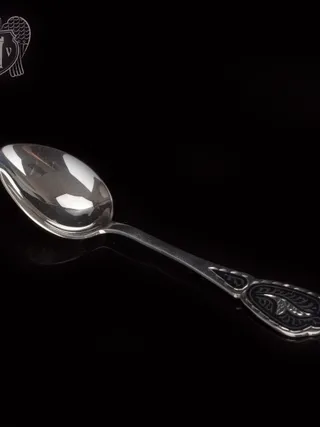 Серебряная чайная ложка  «Колокольчик»