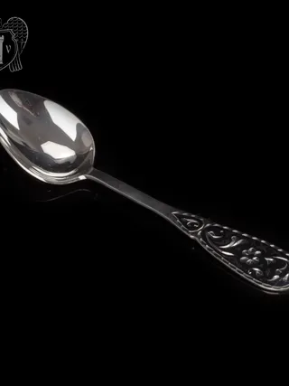 Серебряная чайная ложка  «Колосок»