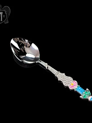 Серебряная чайная ложка  «Мальчик 2»