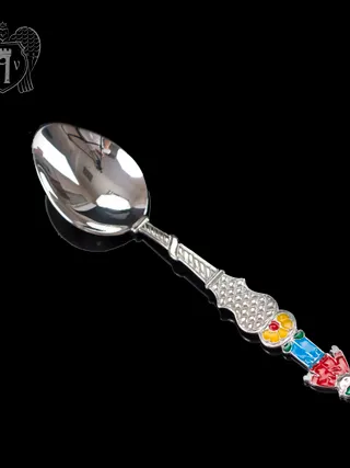 Серебряная чайная ложка  «Мальчик 3»