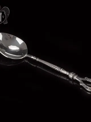 Серебряная чайная ложка  «Подкова»