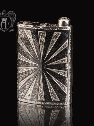 Серебряная фляжка  «Анубис»
