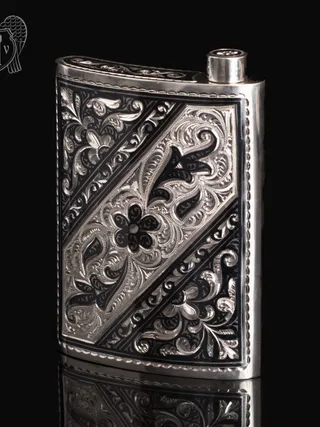Серебряная фляжка  «Этнос»