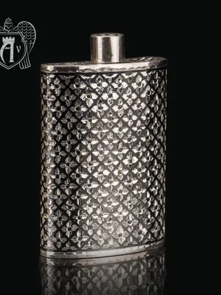 Серебряная фляжка  «Княжеская» малая