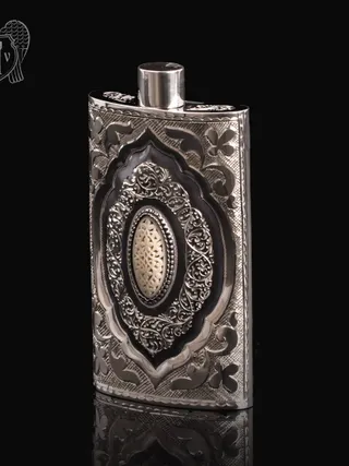 Серебряная фляжка  «Султан»
