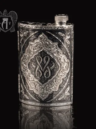 Серебряная фляжка  «Тунис»