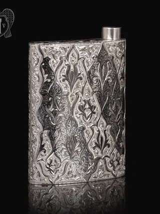 Серебряная фляжка  «Восток»