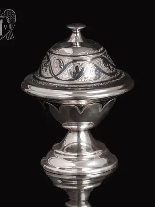 Серебряная икорница\\креманка «Триумф» 20365