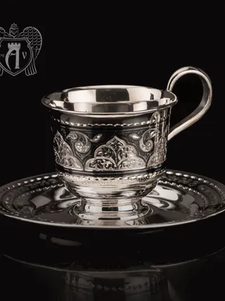 Серебряная кофейная чашка «Роксолана»