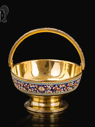 Серебряная конфетница « Графская»