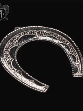 Серебряная подкова «Домашний оберег»