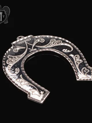 Серебряная подкова «Кубачинская»