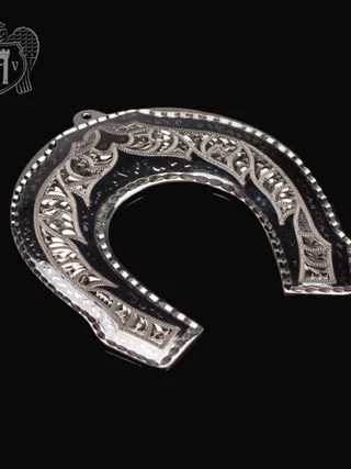 Серебряная подкова «Удача и везение»