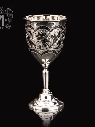 Серебряная рюмка большая «Минор»