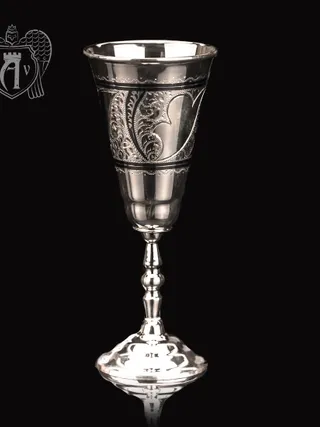 Серебряная рюмка большая «Миро»