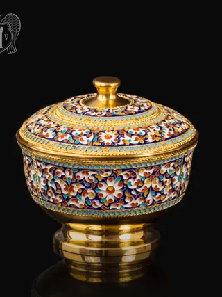 Серебряная сахарница «Графская»