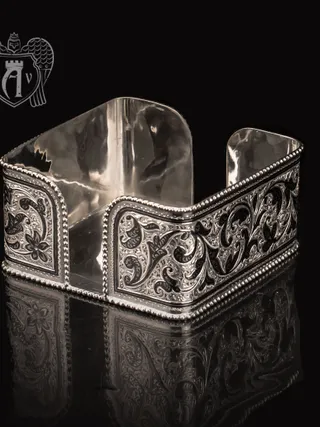 Серебряная салфетница «Столовая»