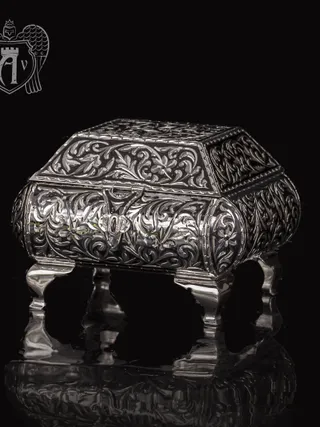 Серебряная шкатулка ручной работы «Далида»