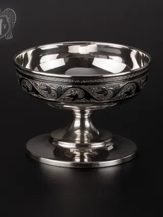 Серебряная вареньица\\креманка «Чайная»