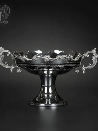 Серебряная ваза для фруктов и сладостей «Валенсия»