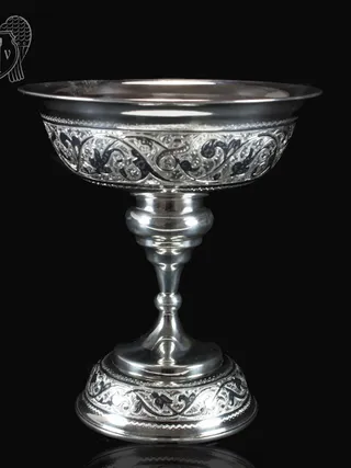 Серебряная ваза для фруктов или сладостей «Грация»