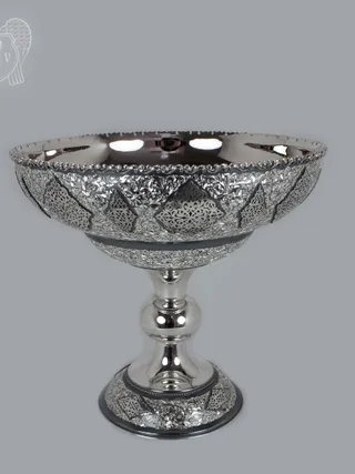 Серебряная ваза для фруктов «Царица»