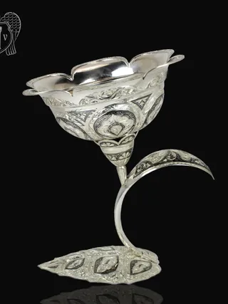 Серебряная ваза для конфет или фруктов «Розалия»