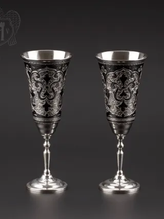 Серебряные фужеры «Мадлен»