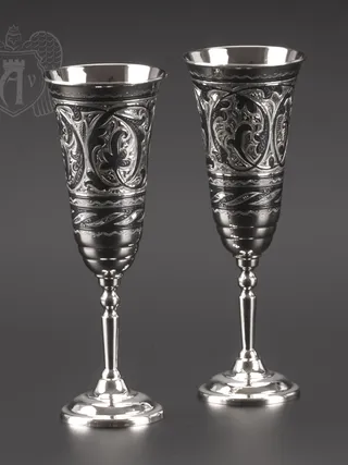 Серебряные фужеры «Вальс»