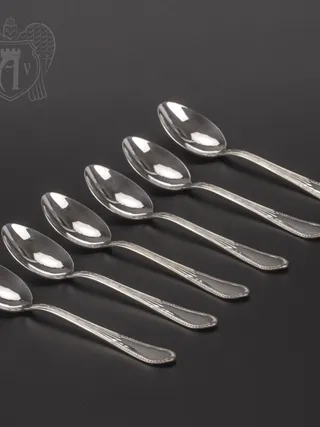 Серебряные ложки чайные «Дева» 6 шт