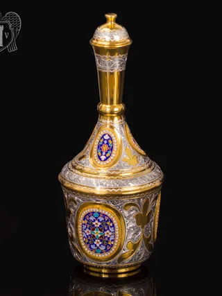 Серебряный графин с позолотой «Императорский»