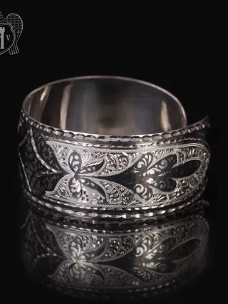 Серебряный кубачинский браслет «Корнелия»