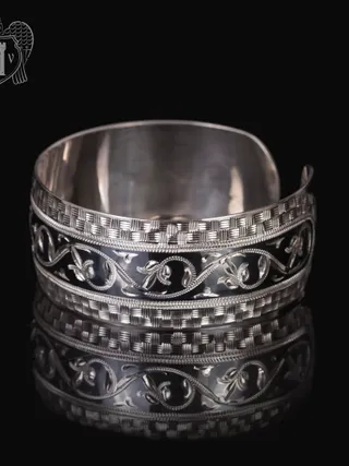 Серебряный кубачинский браслет «Рагда»