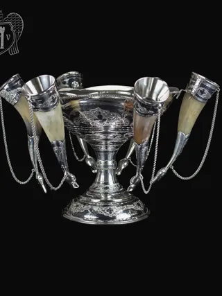 Серебряный набор для вина « Люкс»