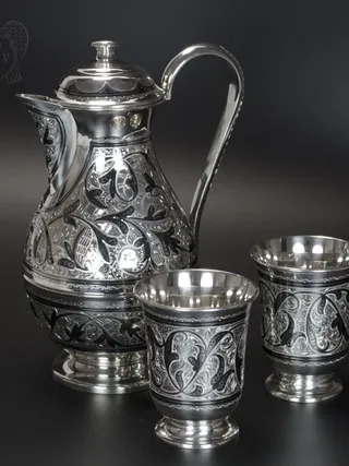 Серебряный набор для воды/напитков  «Сальва»