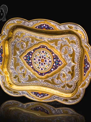 Серебряный поднос «Императорский»